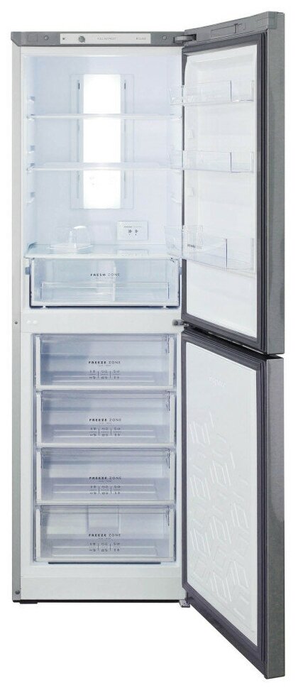Холодильник Бирюса Б-M840NF серый металлик - фотография № 3