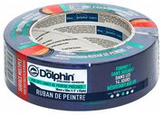 Лента малярная, деликатная синяя Blue Dolphin Painters Tape 01-1-02-EN SBL BDN (38мм*50м)