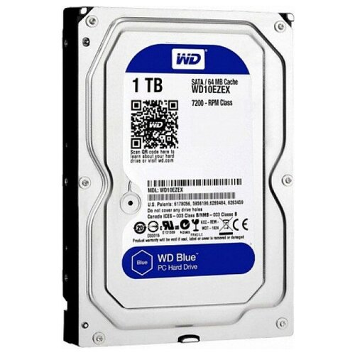 HDD 35 Western Digital 10Tb WD10EZEX 7200rpm 64Mb Blue 279900₽