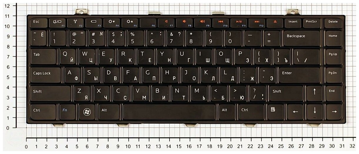 Клавиатура для ноутбука Dell NSK-DJC1E черная