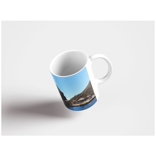 фото Кружка "боливия, озеро, озеро титикака 320 мл. белая" lotsprints