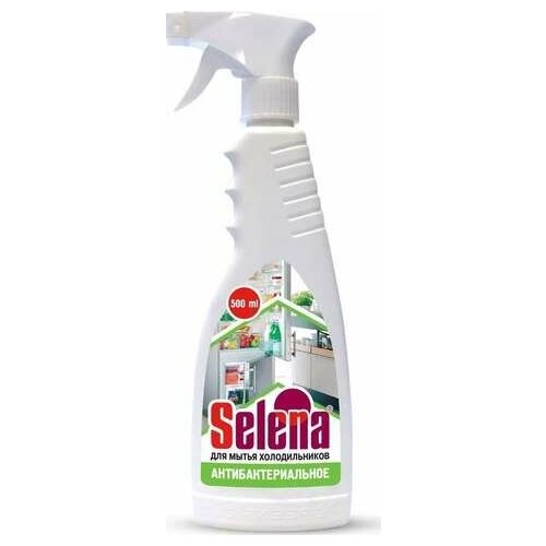 Средство для мытья холодильников Selena, с распылителем, антибактериальное, 500 мл