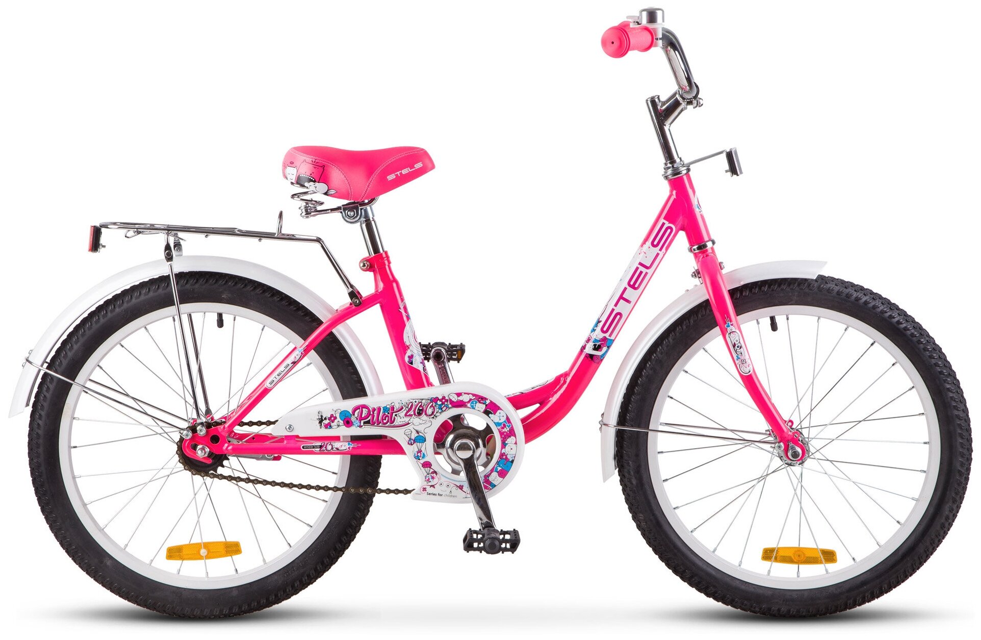 Детский велосипед STELS 20" Pilot 200 Lady (12" Розовый)