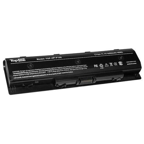 фото Аккумуляторная батарея topon для ноутбука hp pavilion 17-e129sf 11.1v (4400mah)