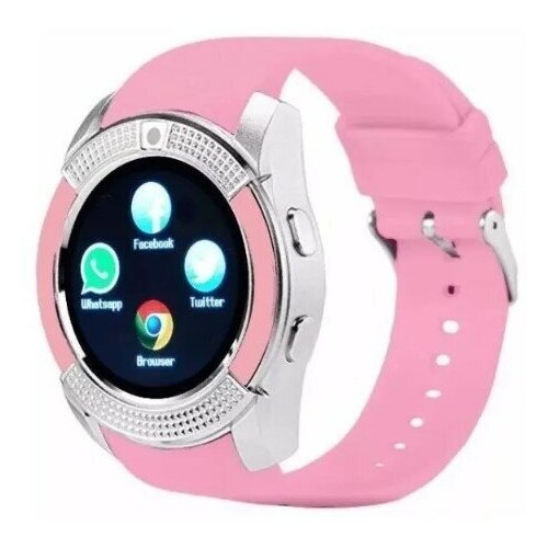 Умные часы Smart Watch V8, розовый