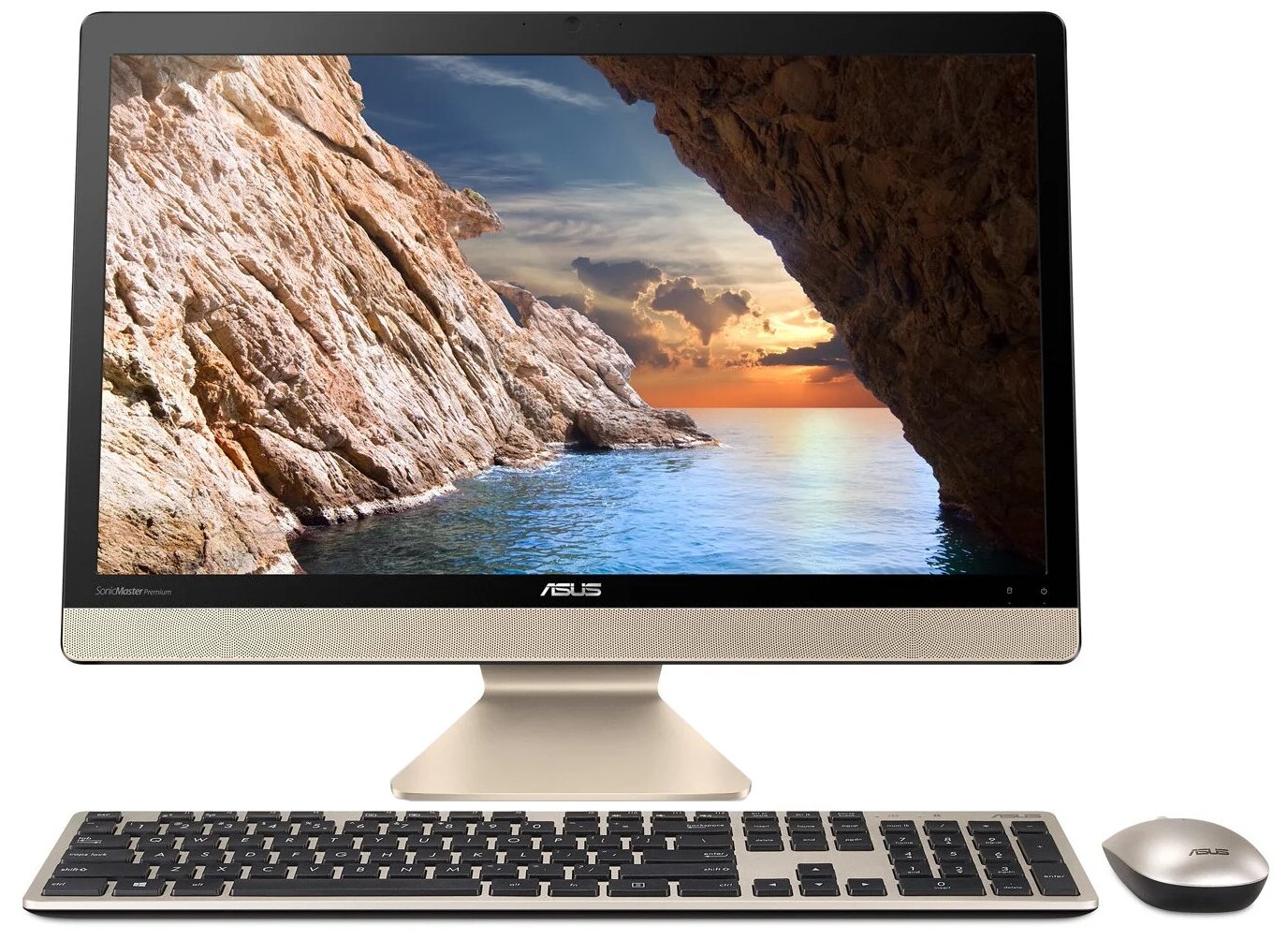 Asus Моноблок Asus V221ICGK-BA032D 90PT01U1-M06060 Intel Core i3-7100T/4 ГБ/HDD 1 ТБ/nVidia GeForce 930MX/21.5/1920x1080/DOS