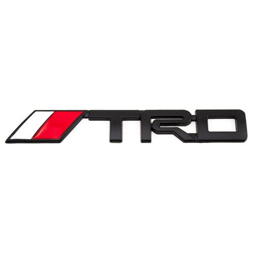 Эмблема универсальная TRD черный мат