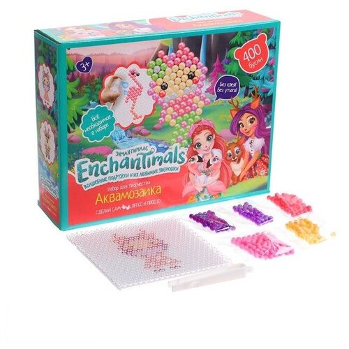 Multiart Аквамозаика Enchantimals, 400 бусин multiart аквамозаика enchantimals 300 бусин арт aquabeads300 en1