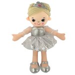 Кукла мягконабивная, балерина, 30 см, цвет серебристый Sandeer Toys Corp M6002 - изображение