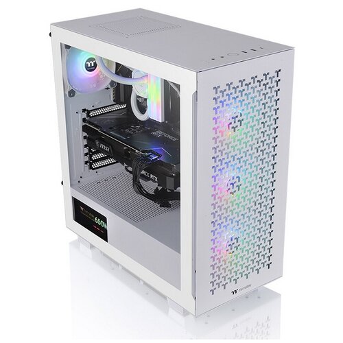 Корпус Thermaltake V350 TG ARGB Air CA-1S3-00M6WN-03 Mid Tower, White, Tempered Glass корпус thermaltake v350 tg argb air черный ca 1s3 00m1wn 03