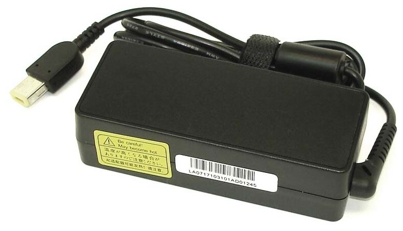 Блок питания (сетевой адаптер) для ноутбуков Lenovo 20V 2.25A Rectangle 45W OEM