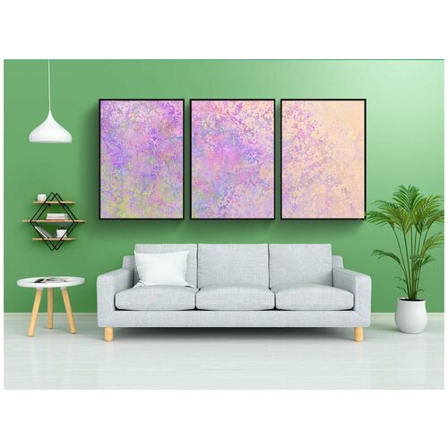 фото Набор модулных постеров для интерьера "задний план, текстура, шаблон" 60x90 см. в тубусе, без рамки lotsprints