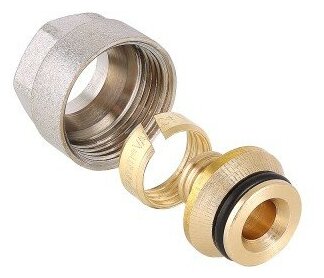 фото Евроконус с накидной гайкой VALTEC VT.4410.NVE.16 16x3/4" обжим (цанговый)