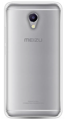 Чехол силиконовый для Meizu M5 Note, прозрачный