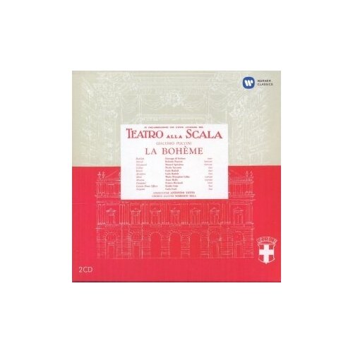 Компакт-диски, Warner Classics, MARIA CALLAS - La Boheme (1956) (2CD) компакт диски emi classics jean martinon saint saens symphonies 2cd