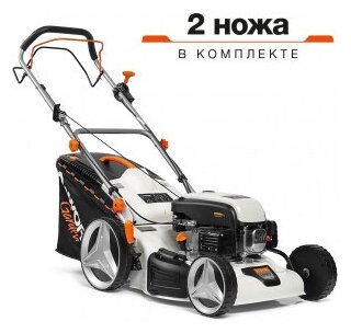 Газонокосилка бензиновая DeWORKS L 50SV - фотография № 6