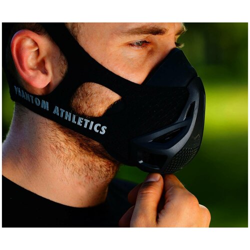 фото Тренировочная маска phantom training mask / маска для бега / спортивный инвентарь для фитнеса / инвентарь для спорта / luoweite/l