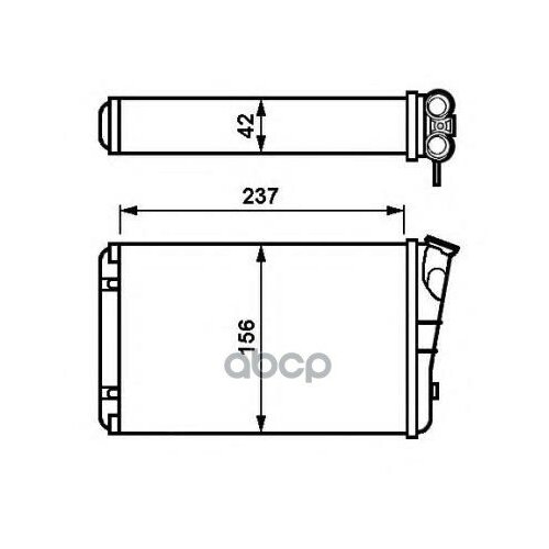 Радиатор отопителя NRF 54238