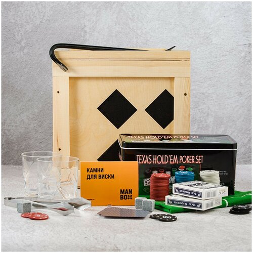фото Подарочный набор покер box manbox