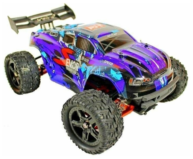 Радиоуправляемые трагги Remo Hobby S-EVOR 4WD 24G 1/16 RTR + Li-Ion и З/У; Синий