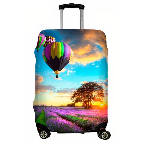 фото Чехол для чемодана "воздушные шары" размер m lejoy