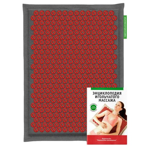 Тибетский аппликатор на мягкой подложке 41х60cm Red-Black МА46 2810₽