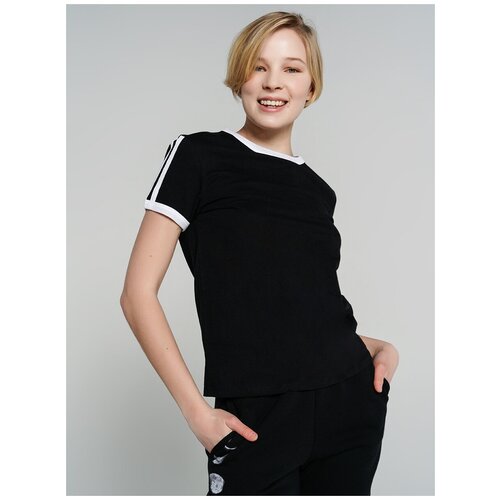 фото Футболка с кор.рукавом твое 77544 размер s, черный, women