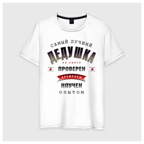 фото Футболка, размер 52, белый нет бренда