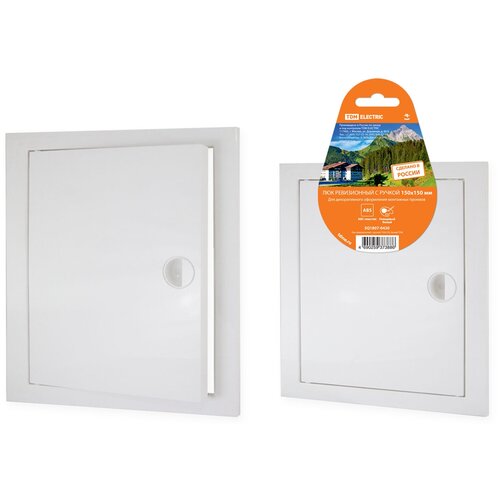 Люк ревизионный с ручкой 150х150 белый TDM 304₽