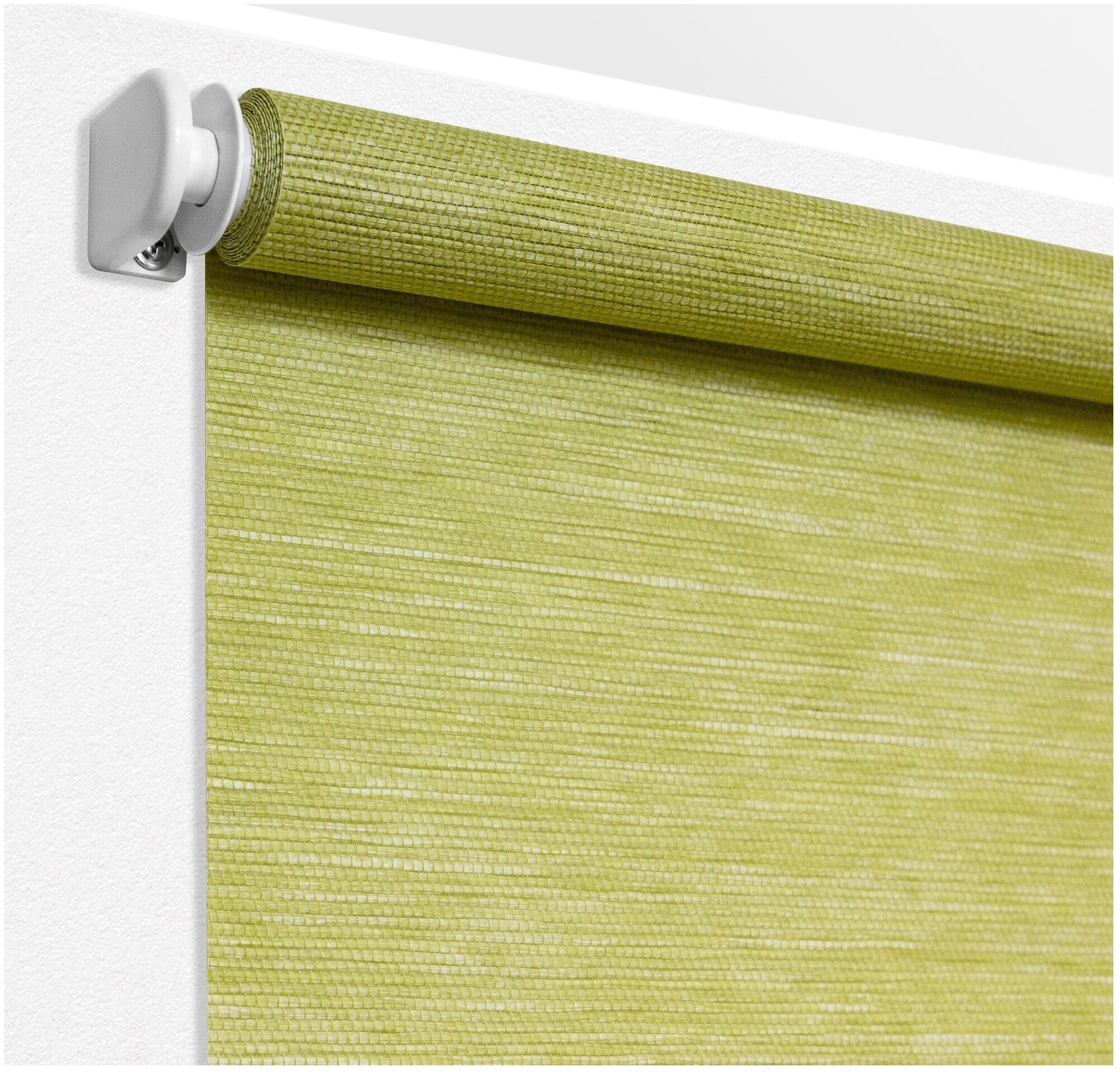 Рулонная штора Уют Концепт, 120х175 см, зеленый - фото №7