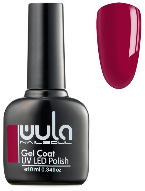 WULA гель-лак для ногтей Gel Coat, 10 мл, 42 г, 412 пионовый