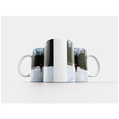 фото Кружка "снег, зима, белый" 320 мл lotsprints