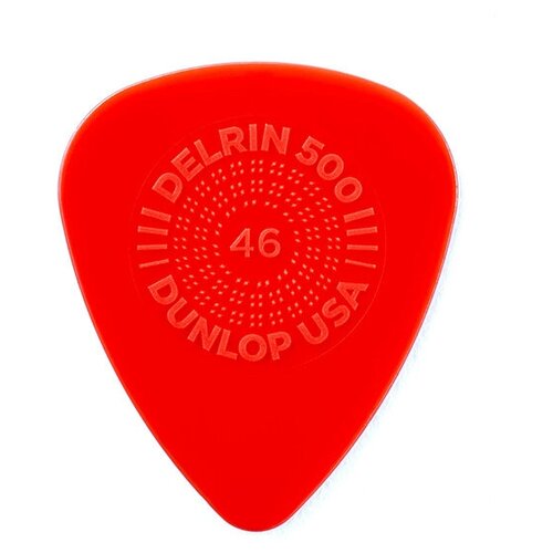 Медиаторы, толщина 0.46 мм, 12 шт. Dunlop Delrin 500 Primegrip 450P046 12Pack