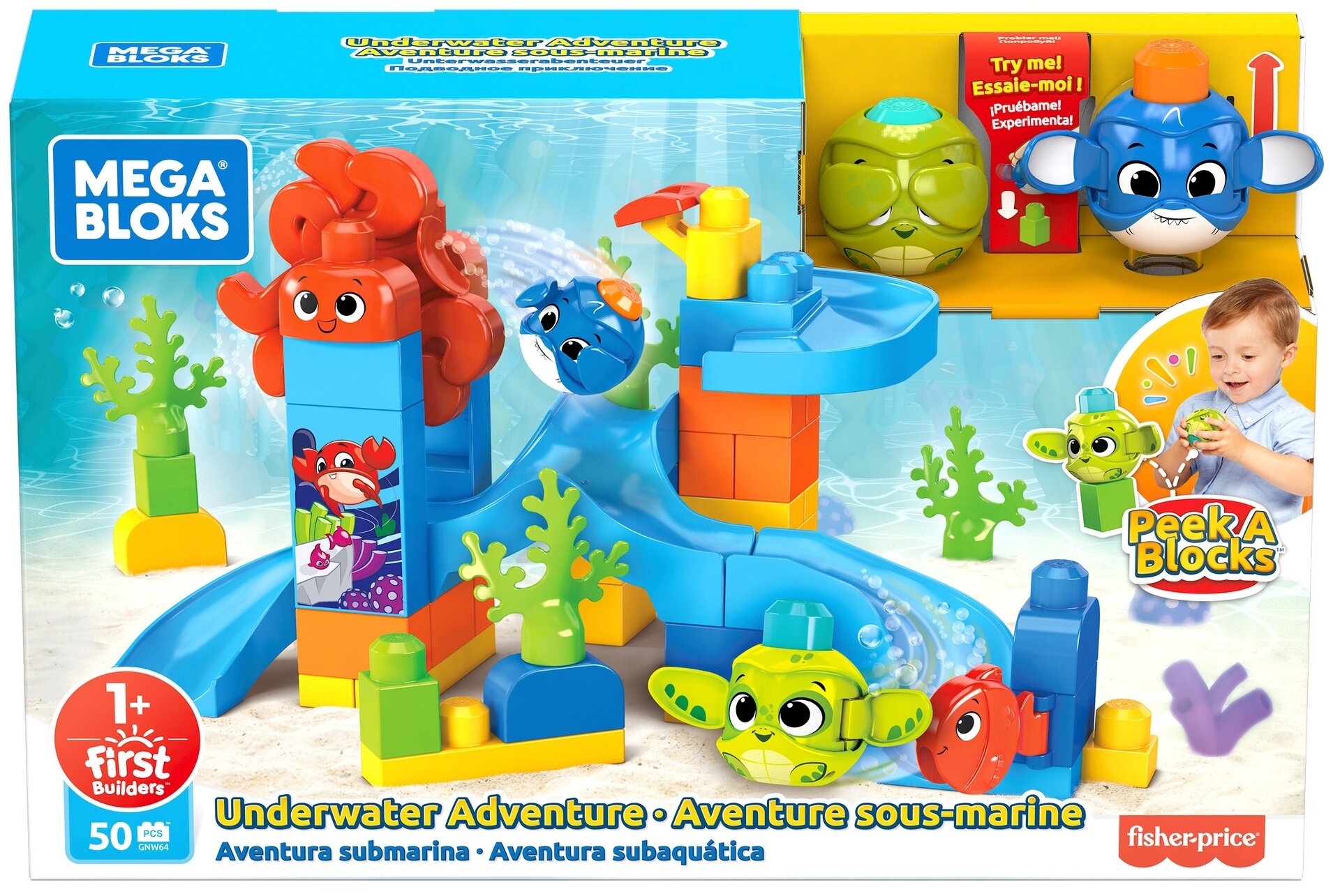 Конструктор Mega Bloks Аквапарк GNW64