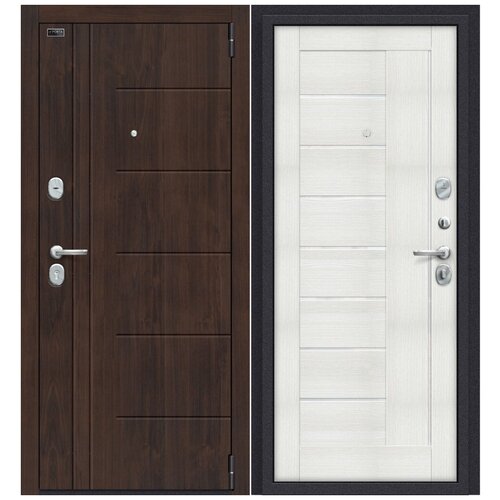 Дверь входная el`PORTA Porta S 9/П29, (Модерн) Almon 28/Bianco Veralinga WW, правая