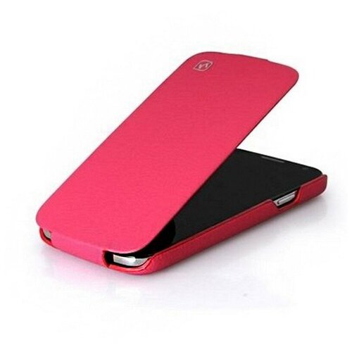 Чехол HOCO Duke Leather Case для Samsung Galaxy S4 i9500/9505 Rose (малиновый)