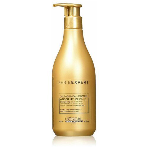 Купить Loreal Professionnel EXPERT ABSOLUT REPAIR для восстановления поврежденных волос Gold Quinoa + Protein, 500 мл, L'Oreal Professionnel