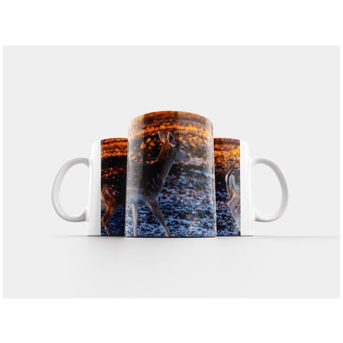 фото Кружка "олень, ред дир, лес" 320 мл lotsprints