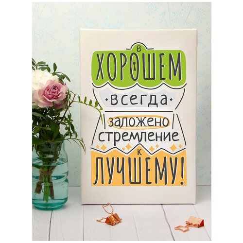 Панно 20х30 см В хорошем всегда заложено стремление к лучшему