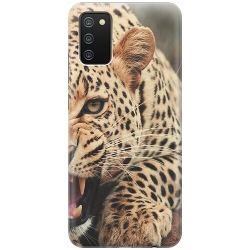 фото Re:pa накладка transparent для samsung galaxy a02s с принтом "рассерженный хищник"