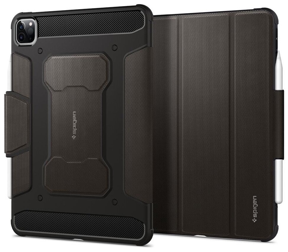 Чехол Spigen Rugged Armor Pro для iPad Pro 11 2018/2020/21 (ACS01025, оригинал, Gunmetal)