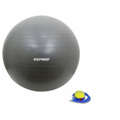 Мяч гимнастический ESPADO 55см с насосом, антивзрыв (фитбол) мяч гимнастический espado 55см зеленый es2111 1 10