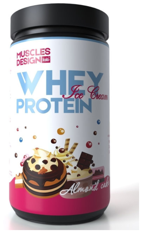 Muscles Design Lab Whey Protein 908 гр (миндальный торт)