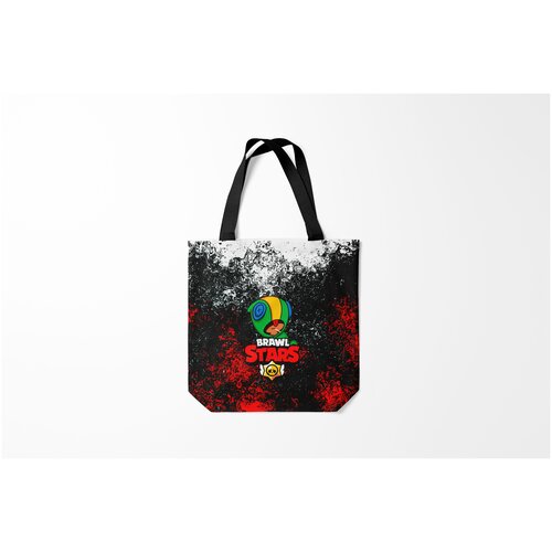 фото Сумка-шоппер / 40х40 см / геймерам / brawl stars leon burnettie