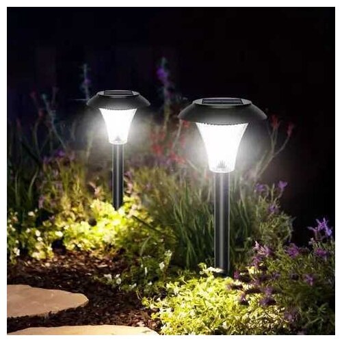 Садовый светильник на солнечных батареях 6 шт, уличный светильник