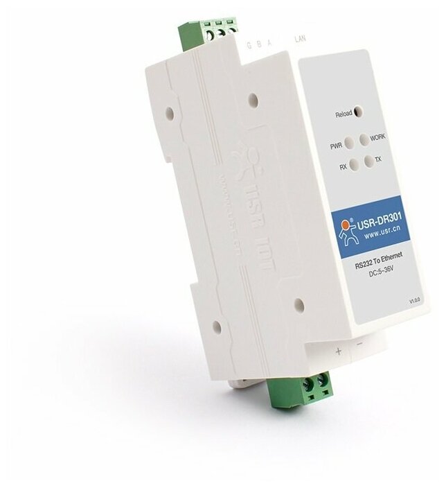 USR-DR301 преобразователь RS232 в Ethernet