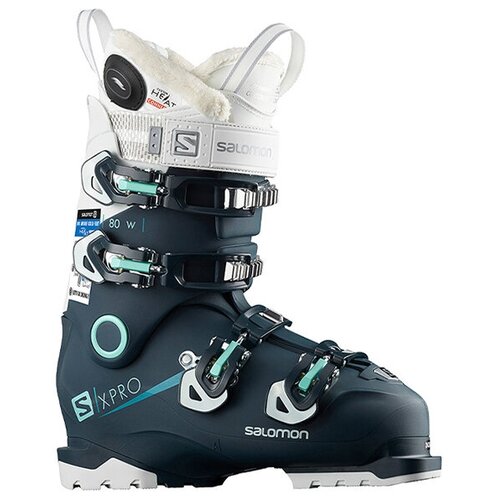 фото Горнолыжные ботинки salomon x pro 80 w custom heat petrol bl (с подогревом) (18/19) (23.5)