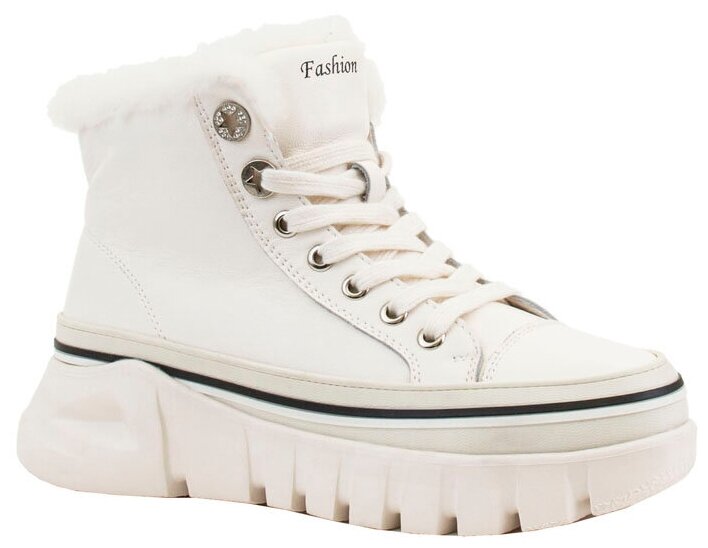 фото Ботинки женские зимние MILANA 222005-1-130W белый