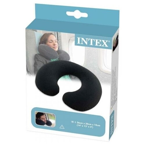 фото Подушка надувная travel, 36 х 30 х 10 см, 68675 inteх intex