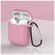 Чехол силиконовый для наушников Apple AirPods 1/2 с карабином - Т...